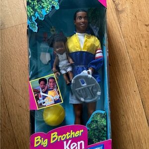 Mattel Big Brother Ken Doll with Baby 1996 Barbie